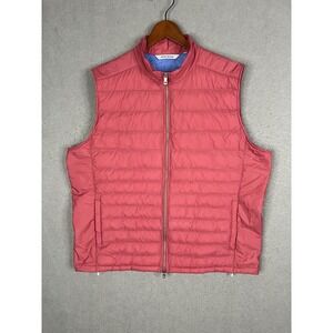 Peter Millar Crown Men's Size XXL Cape Red Elite Light Vest